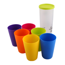 可買思KOMAX塑料彩色水杯套裝創(chuàng)意杯子茶杯辦公塑料杯套裝30129 - 京東觸屏版